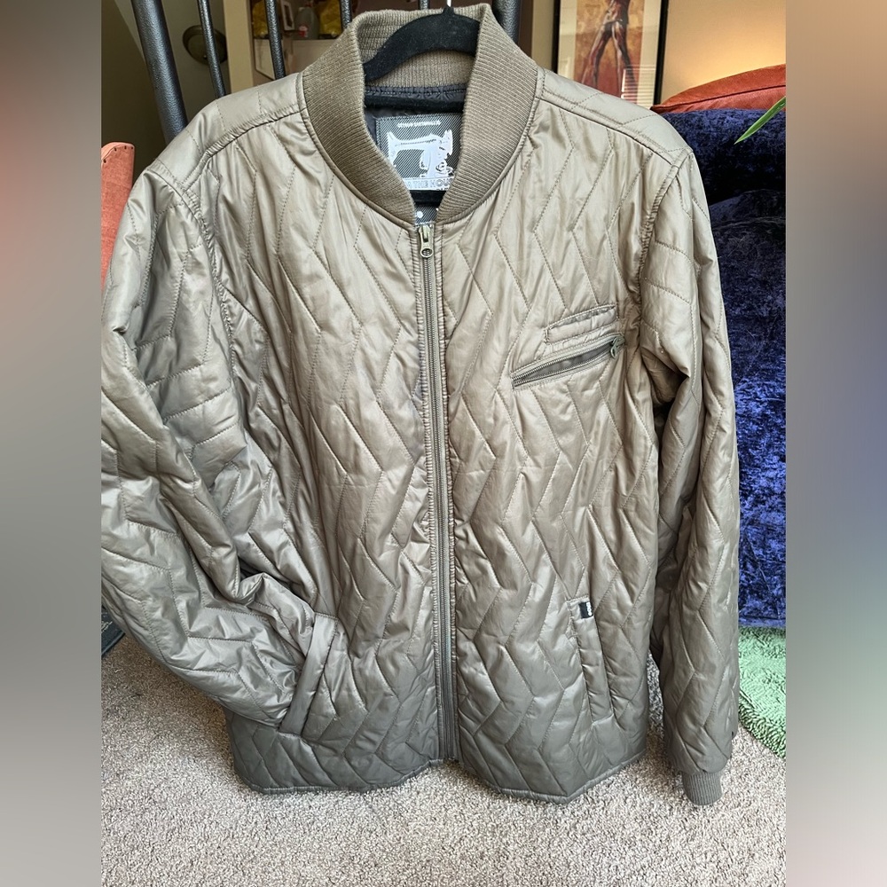 Never worn Olive green XL liner style coat.